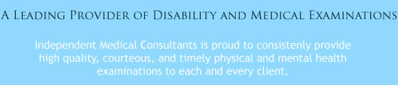 Independent Medical Consultants (IMC) offers excellent moonlighting / job opportunities to physicians at all stages of their careers. Resident moonlighting, fellow moonlighting, physician moonlighting, and medical assistant moonlighting / job opportunities are available. Physicians must have an unlimited medical license within the state where they perform the disability and medical examinations. Physicians are expected to perform high quality disability and medical examinations and provide professional disability and medical reports in a timely manner. At IMC, physicians enjoy competitive moonlighting income / money / salary and flexible hours without follow-up, call, treatment, or prescribing. Social security disability examinations are straight-forward and low in liability. Residents can substantially increase their income by only working 1-2 shifts per month. Clinics are predominantly held on weekends, however, weekday clinics are also available. IMC medical assistants coordinate the activities of the clinic, attend to the reception desk, assist physicians, and perform ancillary testing. Work hours are flexible and pay is very competitive. Please contact us for additional information regarding our current positions and the opportunity to become part of the IMC team.