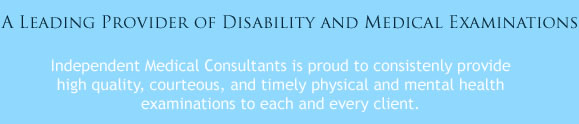 Independent Medical Consultants (IMC) offers excellent moonlighting / job opportunities to physicians at all stages of their careers.  Resident moonlighting, fellow moonlighting, physician moonlighting, and medical assistant moonlighting / job opportunities are available.  Physicians must have an unlimited medical license within the state where they perform the disability and medical examinations. Physicians are expected to perform high quality disability and medical examinations and provide professional disability and medical reports in a timely manner. At IMC, physicians enjoy competitive moonlighting income / money / salary and flexible hours without follow-up, call, treatment, or prescribing.  Social security disability examinations are straight-forward and low in liability.  Residents can substantially increase their income by only working 1-2 shifts per month.  Clinics are predominantly held on weekends, however, weekday clinics are also available.   IMC medical assistants coordinate the activities of the clinic, attend to the reception desk, assist physicians, and perform ancillary testing.  Work hours are flexible and pay is very competitive. Please contact us for additional information regarding our current positions and the opportunity to become part of the IMC team.